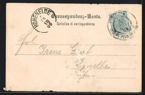 AK Trieste, Barcola, Ausblick auf die Ortschaft