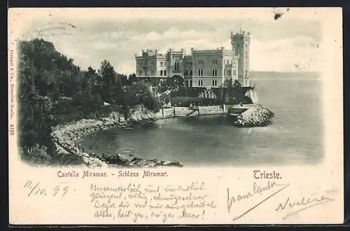 AK Trieste, Castello Miramar, Schloss Miramar