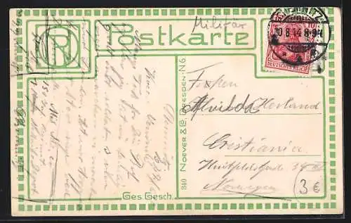 AK Feiernde Reservisten in der Stube