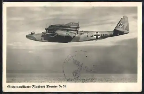 AK Wasserflugzeug, Seefernaufklärer-Flugboot Dornier Do 26