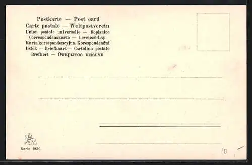 Künstler-AK Holzspielzeug, Oper, Der Freischütz, Agathe