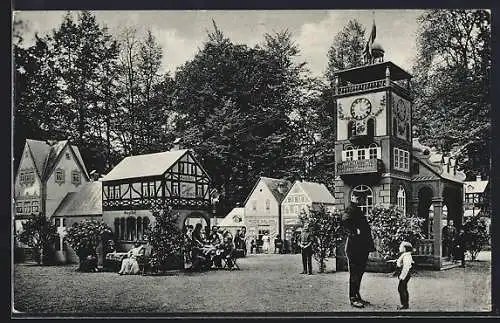 AK Berlin, Schäfer's Märchenstadt, Lilliput, Liliputaner