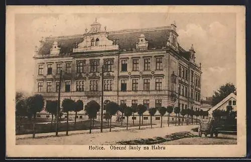 AK Horice, Obecne skoly na Habru