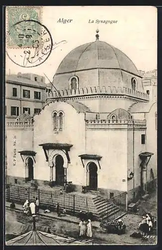 AK Alger, La Synagogue, Synagoge