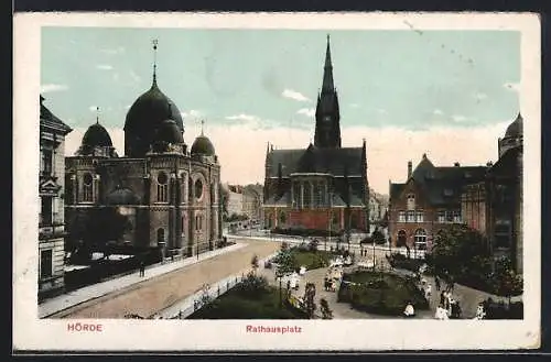 AK Hörde, Synagoge am Rathausplatz