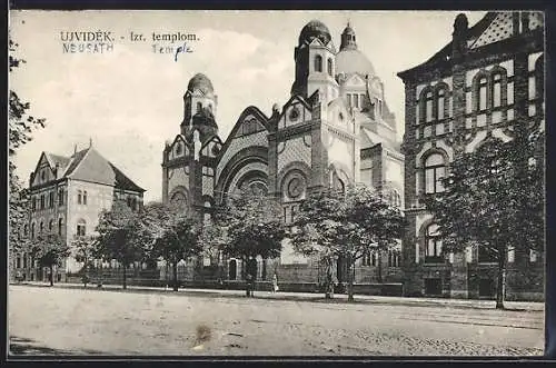 AK Ujvidék, Izr. templom, Synagoge