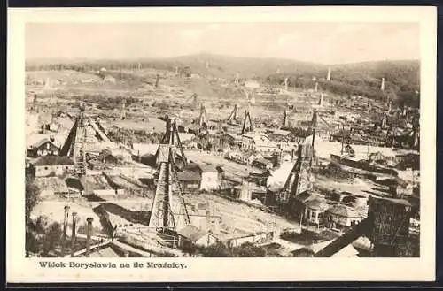 AK Mraznicy, Widok Boryslawia, Erdöl