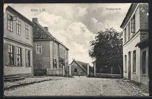 AK Klütz i. M., Partie in der Predigerstrasse