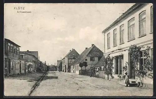 AK Klütz, Partie in der Schlossstrasse