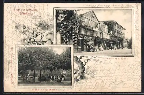 AK Boltenhagen, Kurhotel C. Roloff, C. Roloffs Kurgarten