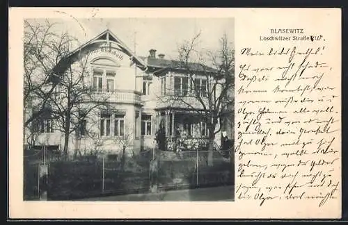 AK Dresden-Blasewitz, Villa Elisabeth, Loschwitzer Strasse 21