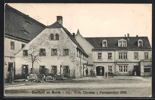 AK Dresden-Reick, Gasthof, Inh. Wilh. Thomas