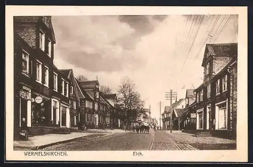 AK Wermelskirchen, Strasse Eich mit Kindern
