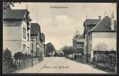 AK Lübbecke, Partie in der Blasheimerstrasse