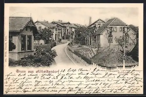 AK Altheikendorf, Blick auf die Hafenstrasse
