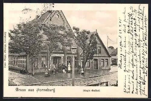 AK Horneburg, Klug`s Gasthof und Salon