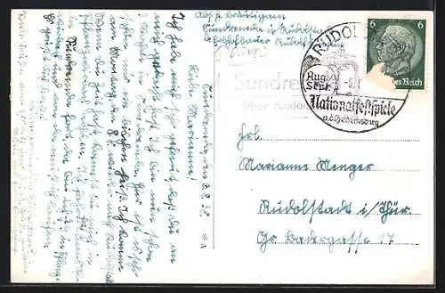 AK Sundremda, Gasthaus Müller und Totalansicht