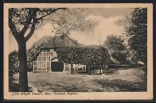 AK Wechloy, Gasthaus Zum drögen Hasen, Bes. Heinrich Küpker