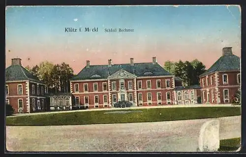 AK Klütz i. Meckl., Schloss Bothmer mit goldenen Fenstern