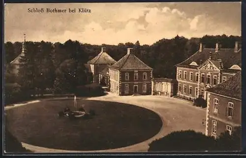 AK Klütz, Schloss Bothmer mit Fontäne
