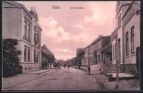 AK Klütz, Blick in die Schlossstrasse