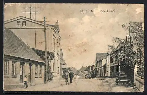 AK Klütz i. M., Partie in der Schlossstrasse