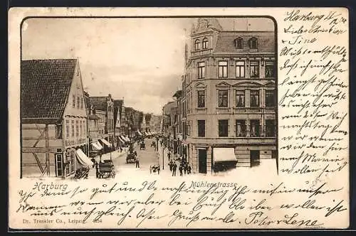 AK Harburg, Bäckerei und Conditorei in der Mühlenstrasse