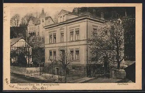 AK Neunkirchen im Freiengrunde, Blick auf die Apotheke