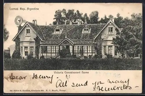 AK Lomas, Victoria Convalescent Home