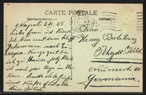 AK Passagierschiff SS Patria, Compagnie C. Fabre