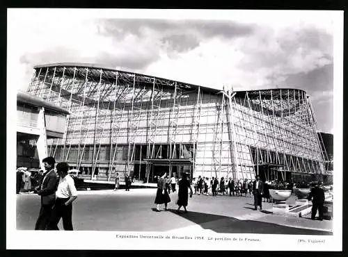 Fotografie Viguier, Ansicht Bruxelles, Exposition Universelle 1958, La pavillon de la France