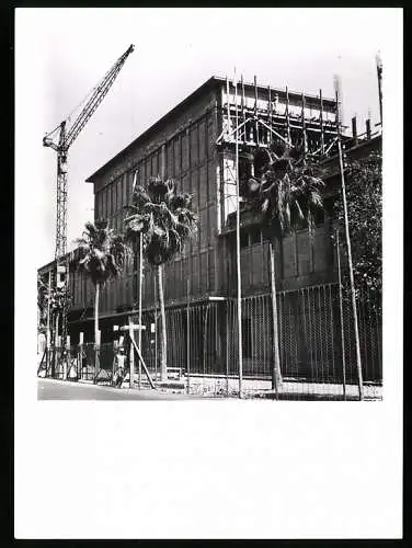 Fotografie unbekannter Fotograf, Ansicht Dakar, Bau des grossen Kühlhaus für Fisch und Fleisch