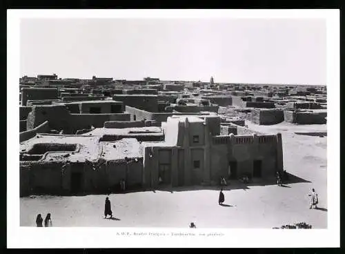 Fotografie unbekannter Fotograf, Ansicht Timbuktu, A.O.F., vue generale, Blick auf die Stadt