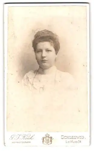 Fotografie G. J. Koch, Schleswig, Lollfuss 24, Porträt einer Dame