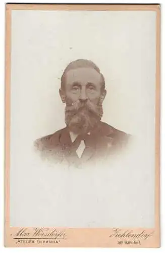 Fotografie Max Wörsdörfer, Zehlendorf, Porträt eines älteren Mannes