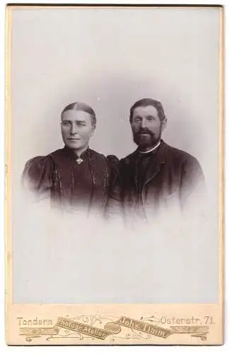 Fotografie Johs. Timm, Tondern, Osterstrasse 71, Porträt eines Paares