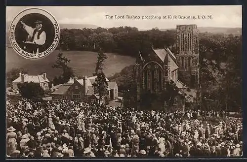AK Kirk Braddan, The Lord Bishop preaching, Rt. Rev. Lord Bishop of Sodor and Man
