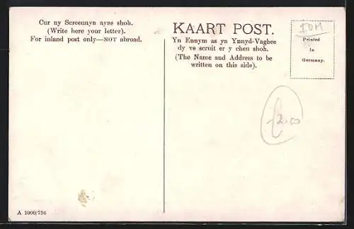 AK Keristal, View on Douglas Southern Electric Railway between Douglas Head & Port Soderick, Panorama