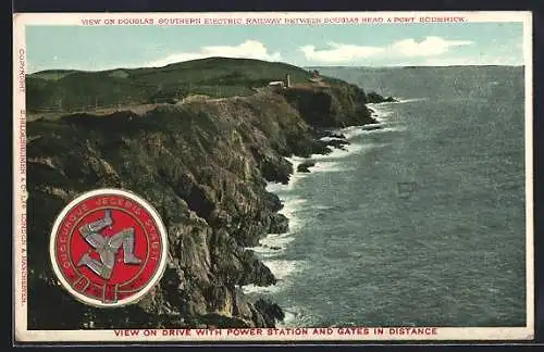 AK Douglas, View on Drive with Power Station and Gates in Distance