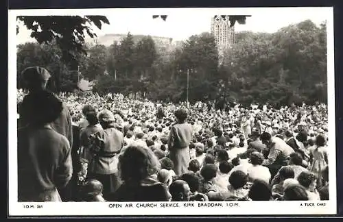 AK Kirk Braddan, Open Air Church Service