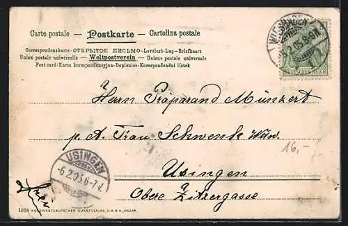 Künstler-AK Worpsweder Künstlerkolonie: Dorfstrasse