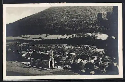 AK Altenmarkt a. Tr., Teilansicht mit Kirche aus der Vogelschau