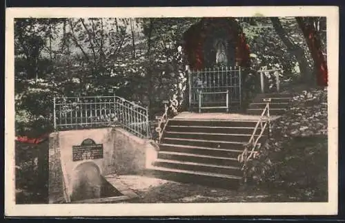 AK Poysdorf /N.-Oe., Alt-Ruppersdorf, Die Lourdesgrotte