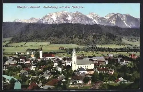 AK Schladming, Teilansicht mit dem Dachstein