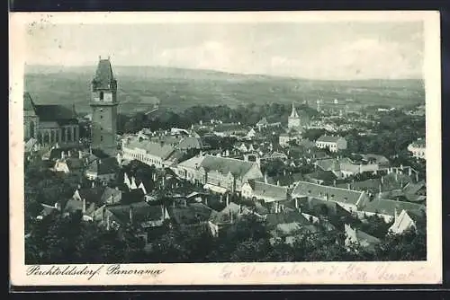 AK Perchtoldsdorf, Panorama des Ortes