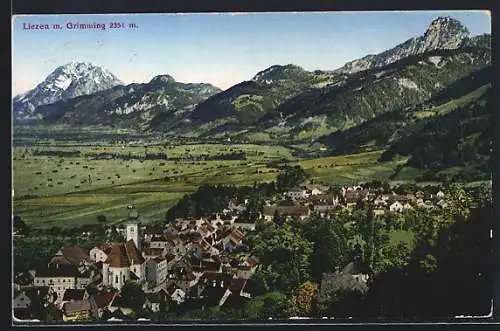 AK Liezen, Blick über den Ort mit Grimming