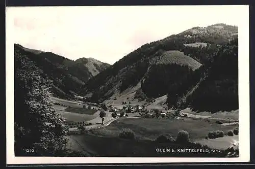 AK St. Margarethen bei Knittelfeld, Blick nach Glein