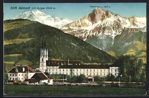 AK Admont, Stift mit Pyrgas und Scheiblingsstein