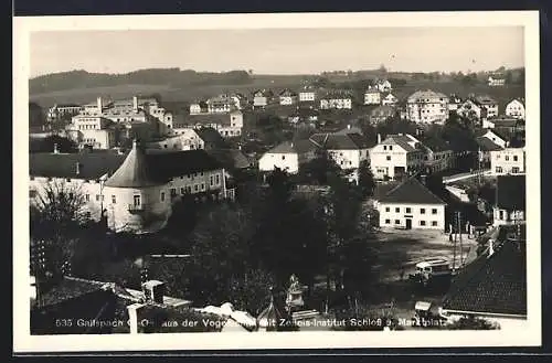 AK Gallspach, Zeileis-Institut, Schloss und Marktplatz