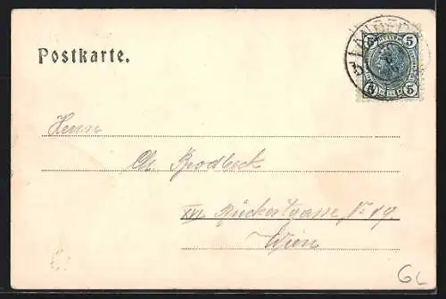 AK Landeck, Partie mit dem Inn